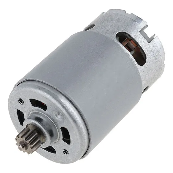 Motor Rs550 12v 19500 Rpm Com Duas Velocidades, 11 Dentes E