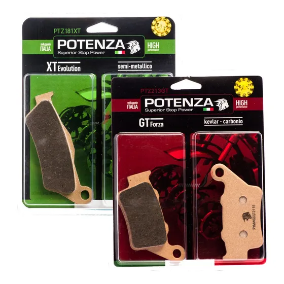Kit Pastilha Freio Potenza Royal Enfield Meteor 350 181 213