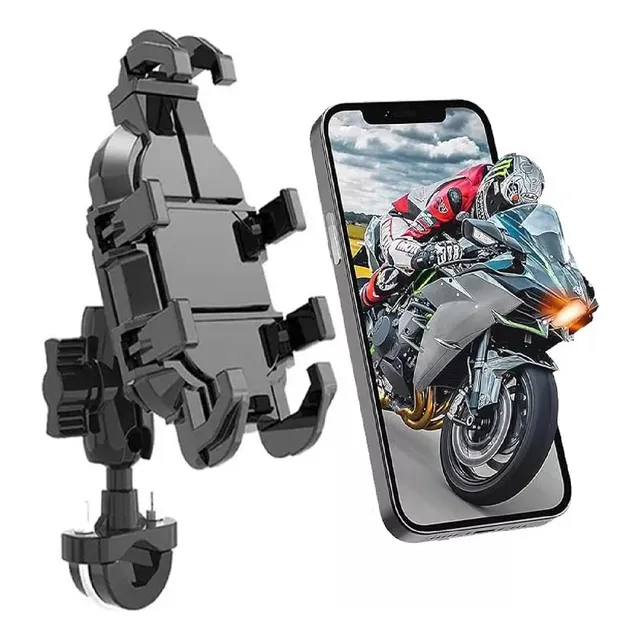 Soporte De 8 Puntos De Celular Para Manillar De Moto