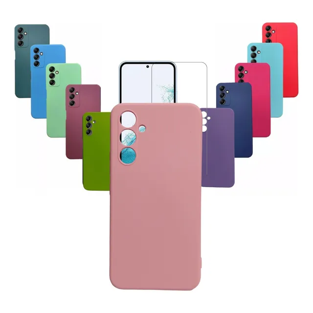 Funda Para Samsung Galaxy A54 5g Silicona Protector + Vidrio