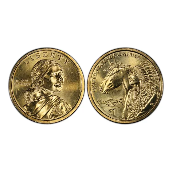 Dolar Sacagawea Nativo 2012 Nuevo Sin Circular