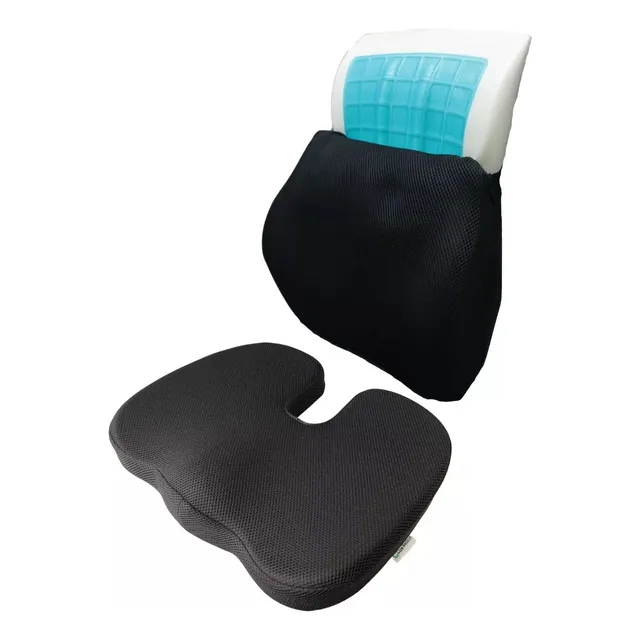 Almohada Cojín Ortopédico Para Silla Asiento Espalda Columna