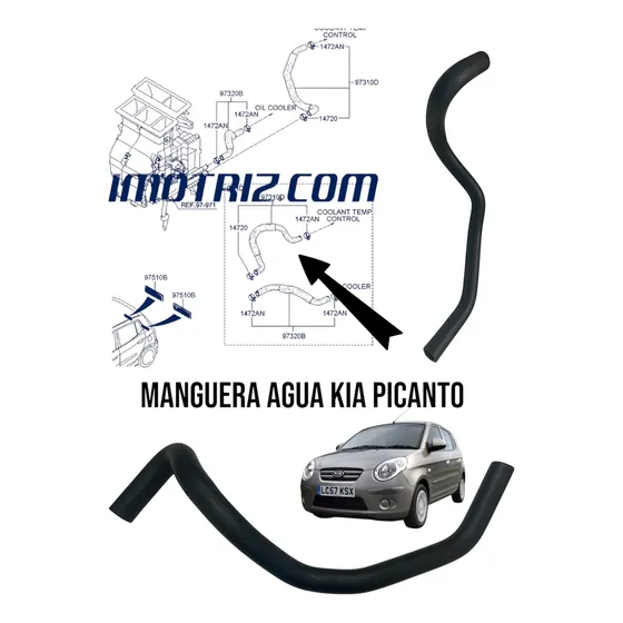 Manguera Agua Kia Picanto