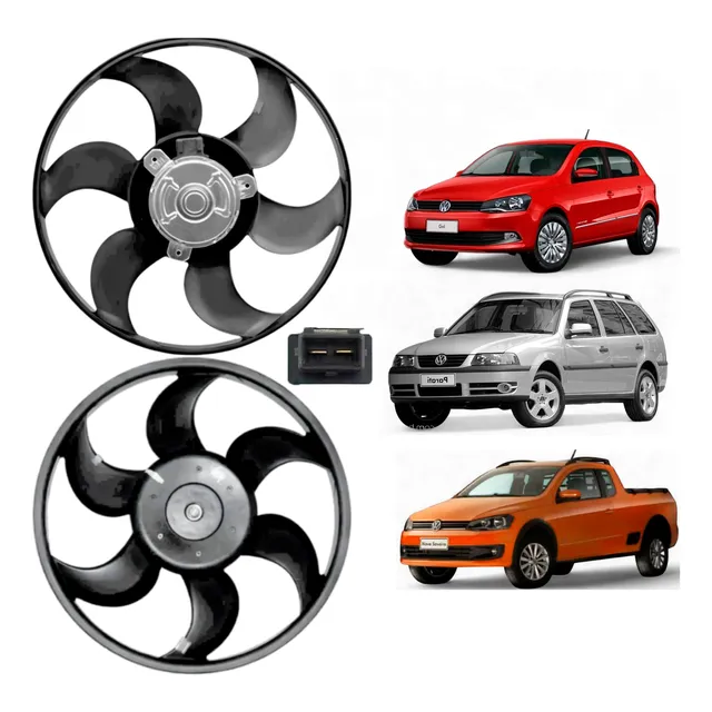 Eletroventilador Ventoinha Gol G2 G3 G4 Sem Ar Condicionado