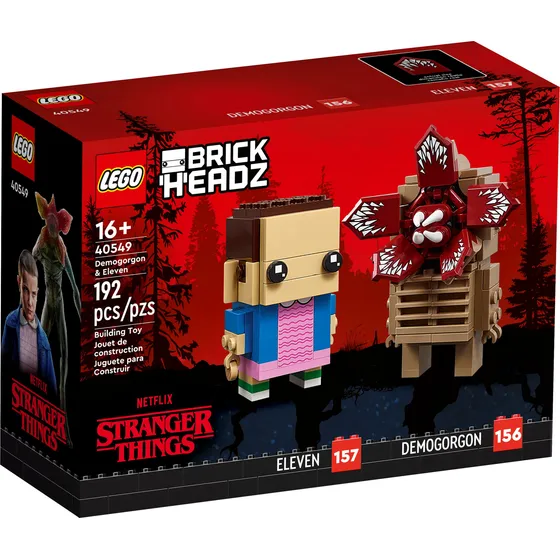 Brinquedo Lego Brickheadz Demogorgon E Eleven Stranger Thing