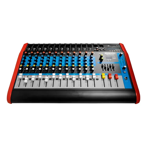 Mesa De Som Amplificada 12c Ma1230 Soundvoice 500w 110v/220v