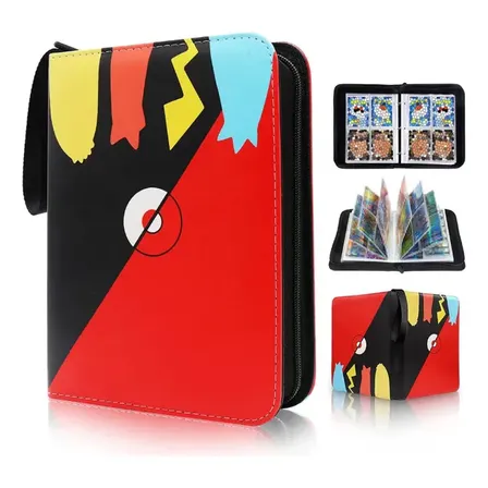 Album Com 400 Slots Compatível Com Cartas Pokémon.