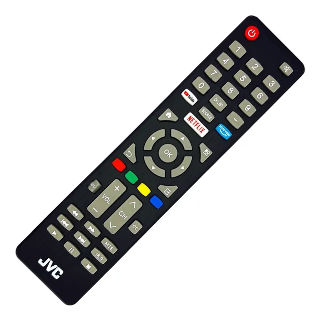 Control Remoto Jvc Smart Tv Prime 32d1satc + Funda Y Pila