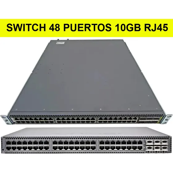 Switch Hp Fx5100 48 Ptos De 10gb Rj45 + 6 X 40gb Fibra Q Sfp