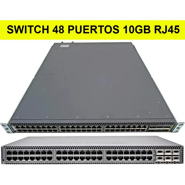 Switch Hp Fx5100 48 Ptos De 10gb Rj45 + 6 X 40gb Fibra Q Sfp