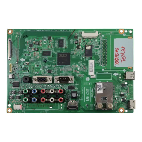 Placa Principal Original LG Ideal 50pv550b