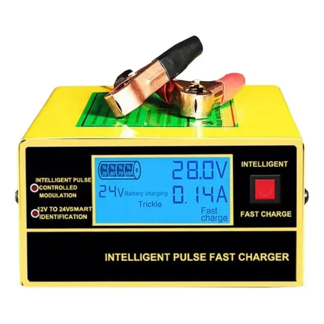 Cargador Bateria Inteligente 15 Amper 12v24v De 3ah A 200 Ah