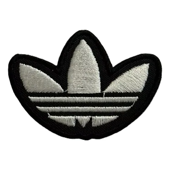 Parche Aplique Bordado Marcas P/pegar C/plancha Adidass Flor