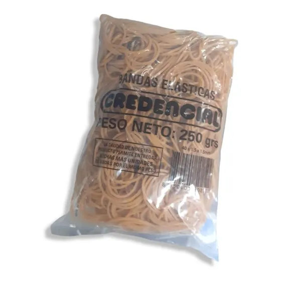 Bandas Elásticas Credencial X250 Gr En Bolsa-prod.de Calidad