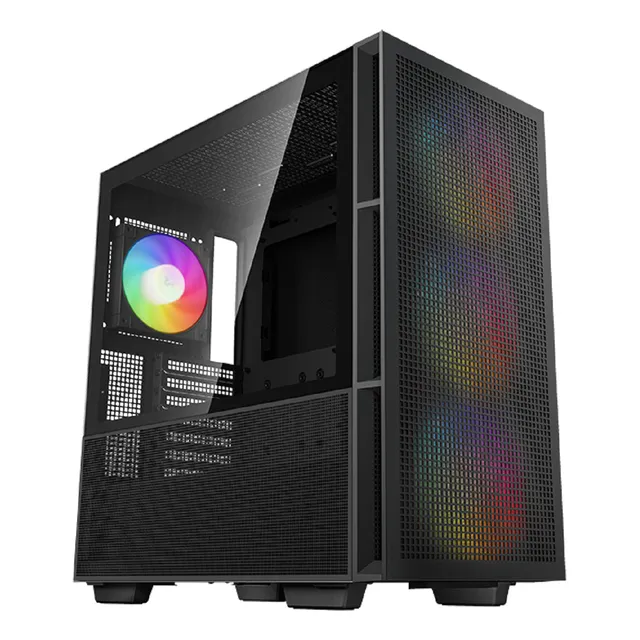 Gabinete Gamer Deepcool Ch560 Black, 4 Cooler Argb