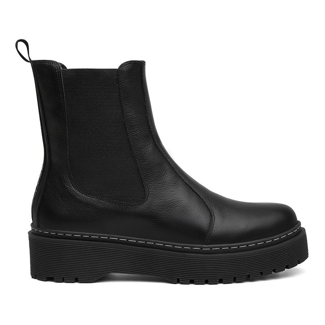 Bota Coturno Feminina Em Couro Vittal Luisa Sola Tratorada Bota Coturno Feminina Em Couro Vittal Luisa Sola Tratorada