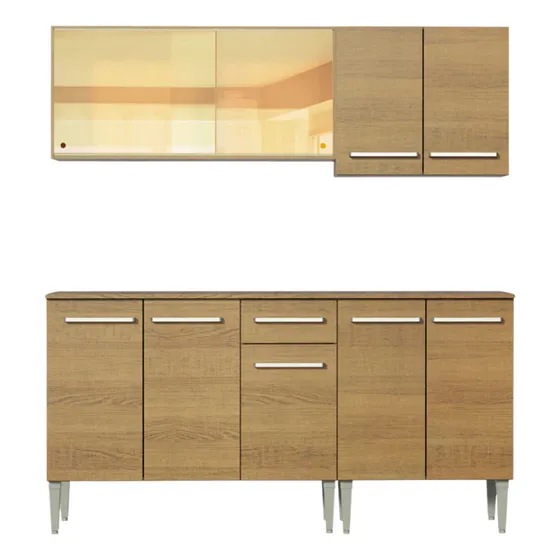 Mueble De Cocina Completo 169cm Rústico