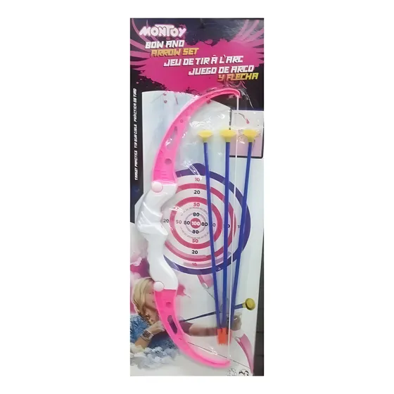 Divertido Juego De Arco Y Flechas Económico Montoy