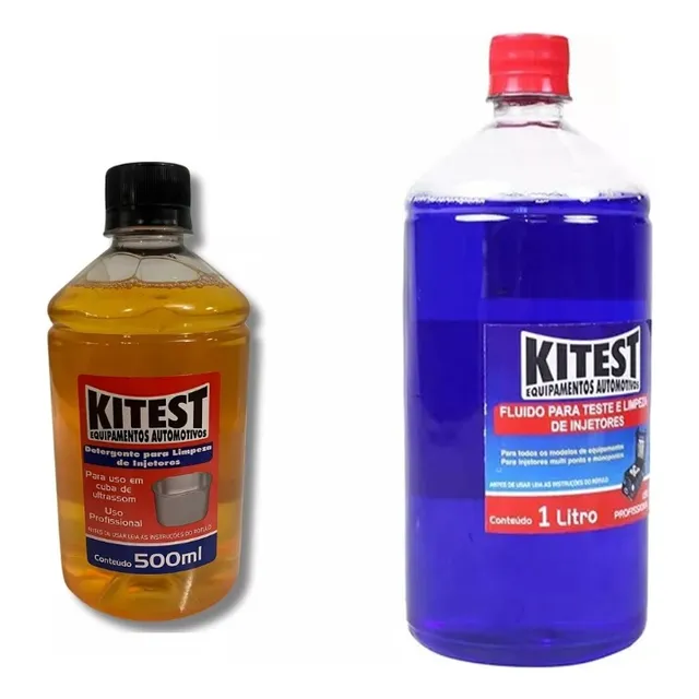 Conjunto Kit Detergente Fluido Limpeza Injetores - Bicos