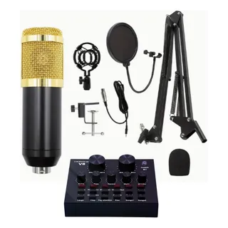 Microfone Condensador Profissional EstĂșdio Streaming Podcast Microfone Condensador Profissional EstĂșdio Streaming Podcast