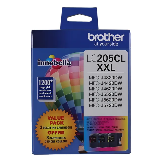 Cartuchos De Tinta De Impresora, Brother Lc2053pks Multipack