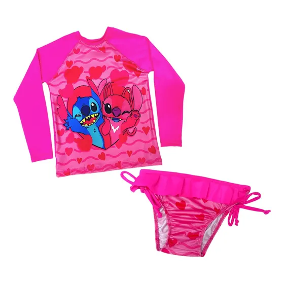 Conjunto De Trajes De Baño Para Niñas - Stitch 