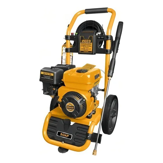 Hidrolavadora Industrial 6hp Nafta Ingco Ghpw2003 - Smf Color Anaranjado