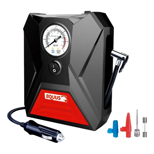 Compresor Inflador De Neumáticos 12v C/luz Led Equus