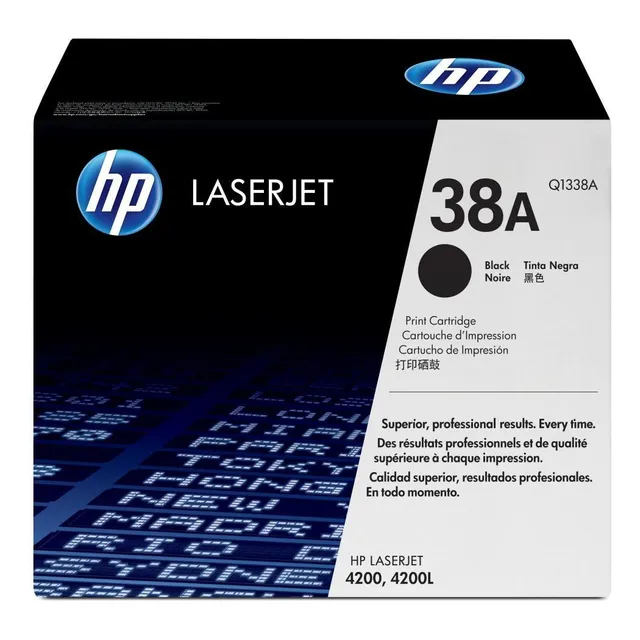 Tóner Hp 38a Negro, 12.000 Páginas