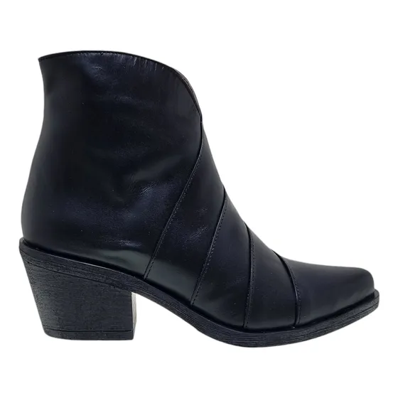 Botas Texanas Cuero Vacuno Mujer Botinetas Riot 1625 Cortas
