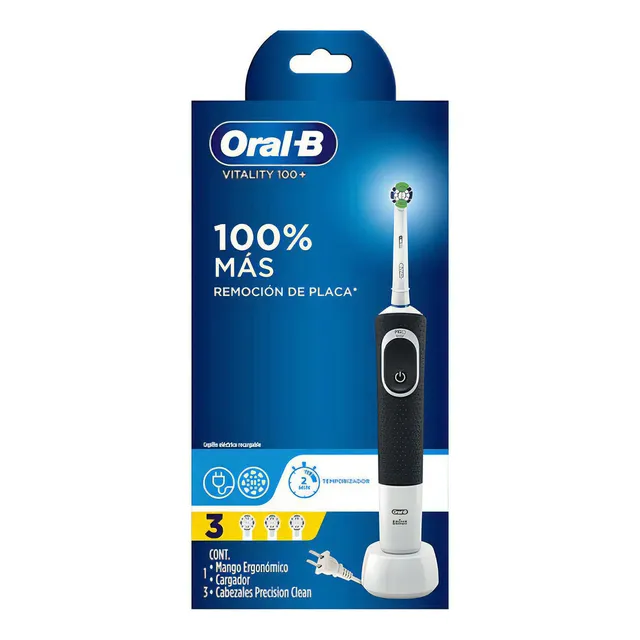 Cepillo Dental Eléctrico Oral-b Vitality 2d + 3 Repuestos