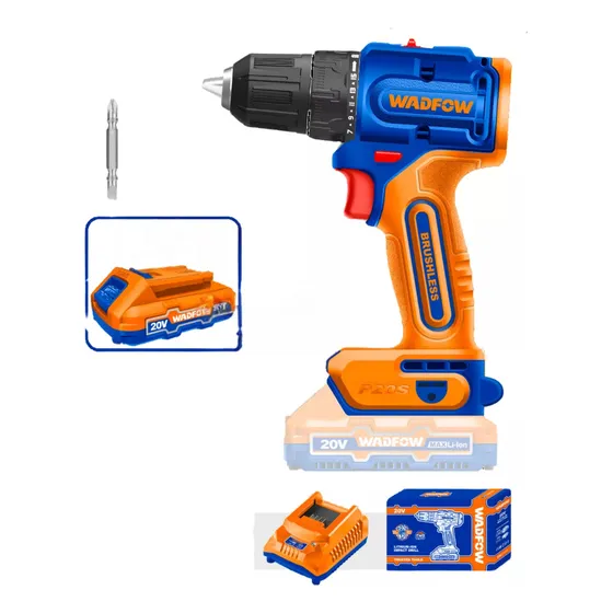 Atornillador 20v A Bat P20s Brushless C/ 1 Bat Y Carg Wadfow Color Azul Frecuencia 50-60