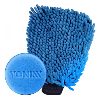 Luva Microfibra Para Lavagem Aplicadorespuma Vonixx