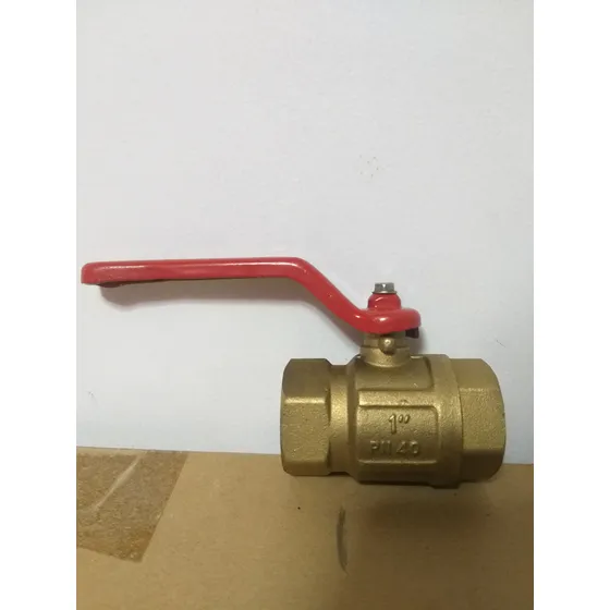 Llave De Paso (bola) Cierre Rápido 1 Pulgada Bronce Grinaca