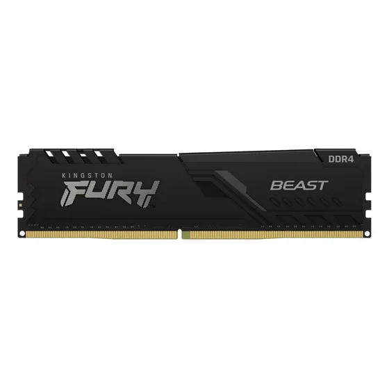 Memoria RAM Fury Beast gamer color negro 16GB 1 Kingston KF432C16BB/16