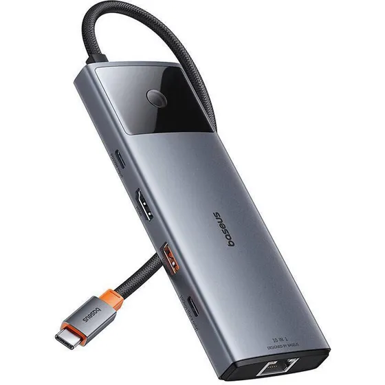 Baseus 10-in-1 Metal Gleam Series Ii Screen-off Button Usb-c