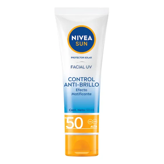 Protector solar facial Control Anti-Brillo FPS 50 para piel normal y grasa x 50 ml Nivea