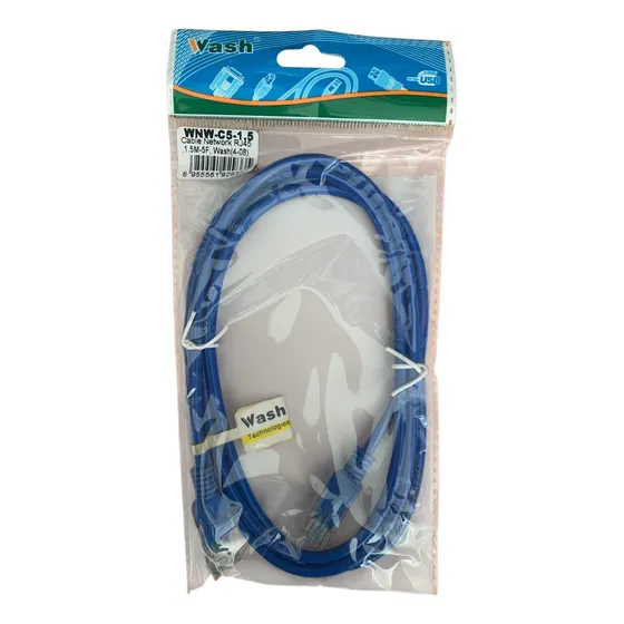 Cable De Conexión Red Utp Internet Network Rj45 1.5m Wash