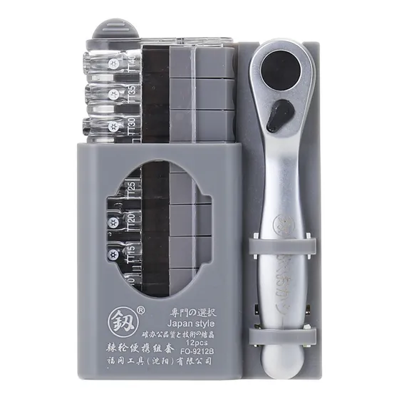 Mini Llave De Trinquete Portátil Conjunto De Destornilladore