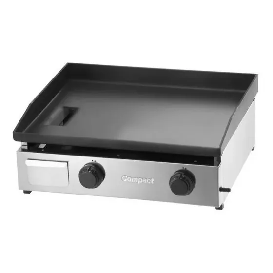 Plato profesional para carne Cbp 60, 60 x 50 pulgadas, compacto, a gas, 6,4 mm