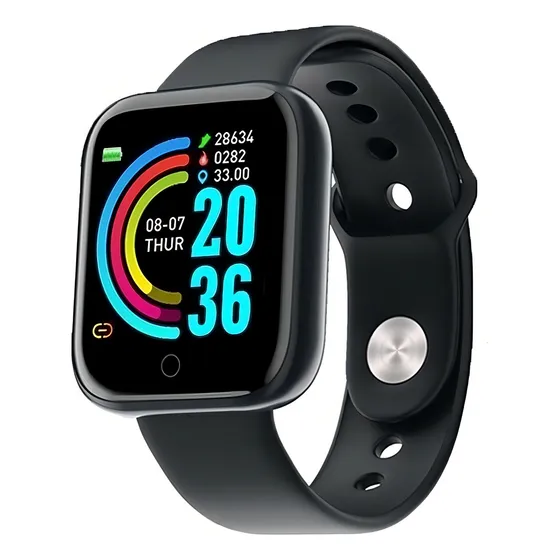 Smartwatch Smart Bracelet D20 Bluetooth Tela 1.3" Função Esportiva