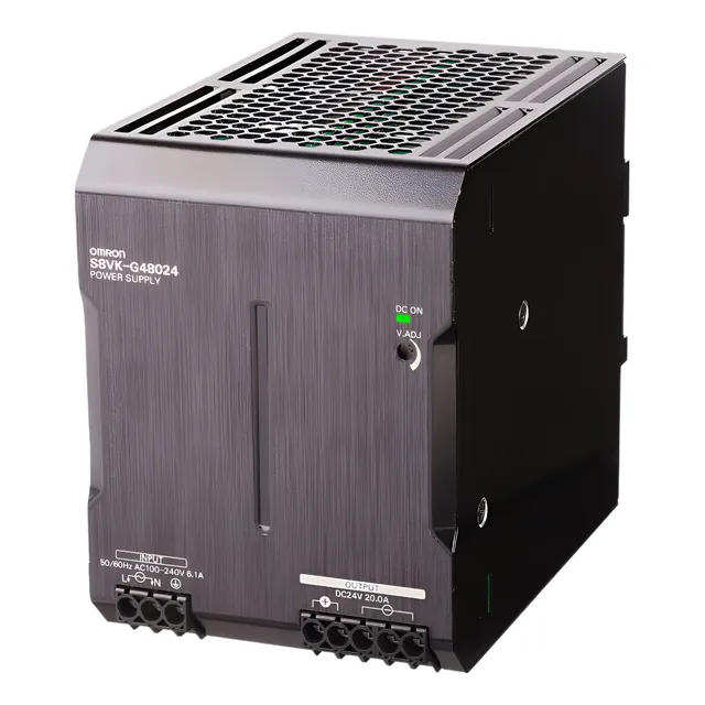 Fuente De Poder 24vdc Omron 20a Din Riel 480w 100-240vac