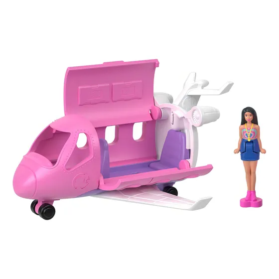 Barbie Mini Barbieland Vehículo Muñecas Avión De Los Sueños Color Multicolor