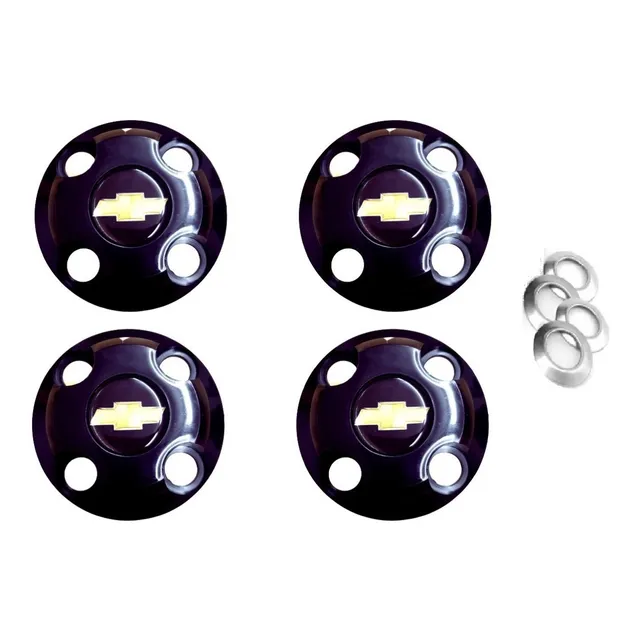 Kit 4 Calotas Vectra Roda Ferro Aro 13 14 15 4x100 Preta