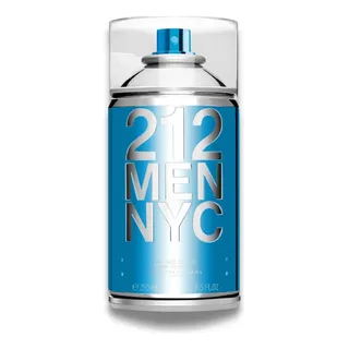 Body Spray Carolina Herrera 212 Men NYC Body Fragrance 250 ml