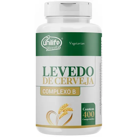Levedo de Cerveja Complexo B Unilife 400 Comprimidos