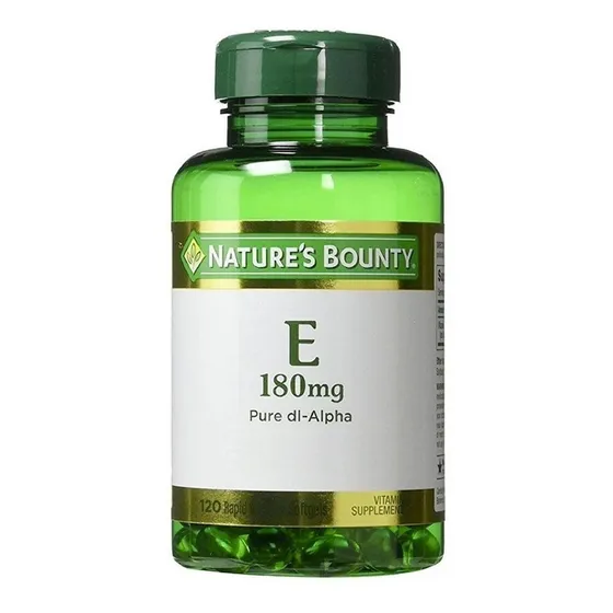 Vitamina E Nature's Bounty 120u X 180mg Antioxidante Sabor Neutro
