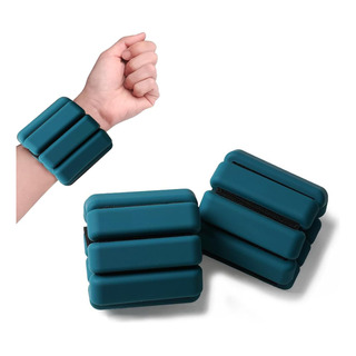 1kg Par Tobilleras Peso Muñequeras Pulsera Silicon Polainas 1kg Par Tobilleras Peso Muñequeras Pulsera Silicon Polainas