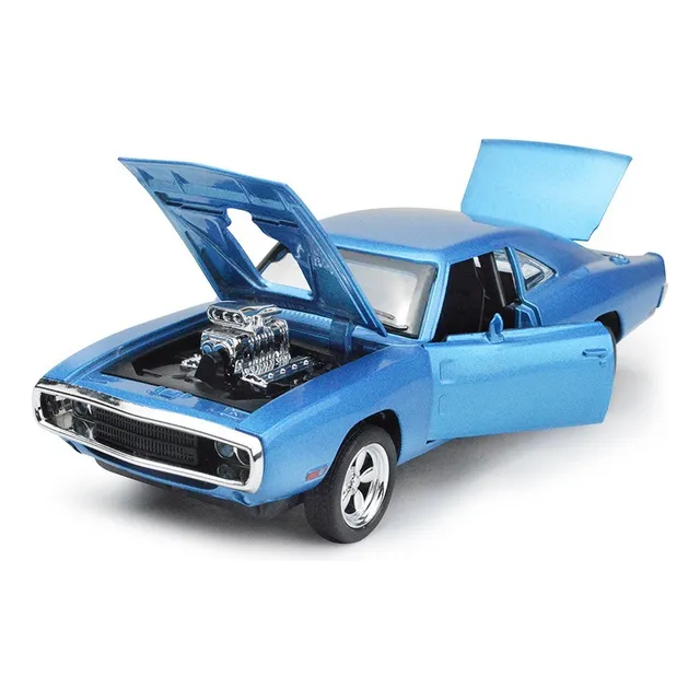 Coches De Metal Miniatura Dodge Challenger 1:32 Rápidos Y Fu