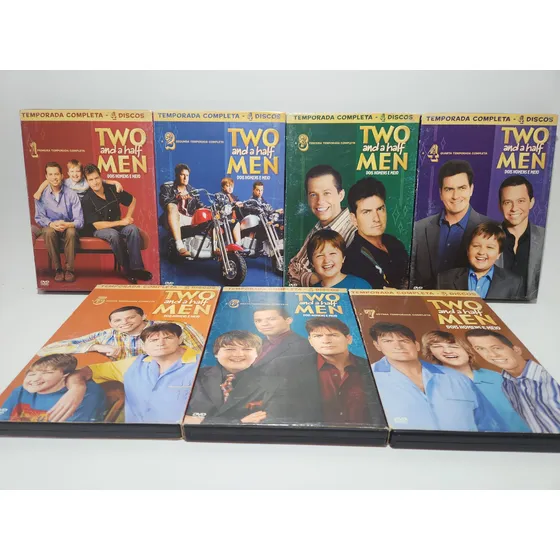 Box Dvd Two And A Half Men (dois Homens E Meio) Original